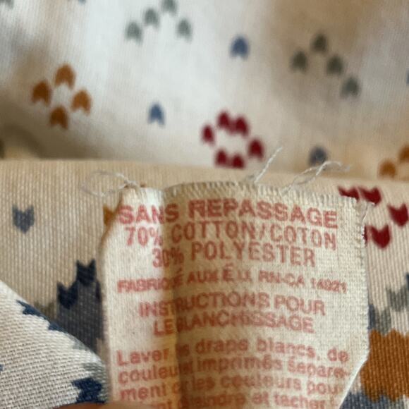 Vintage TASTEMAKER J.P. Stevens Pillowcase Southwest Standard - Picture 3 of 3